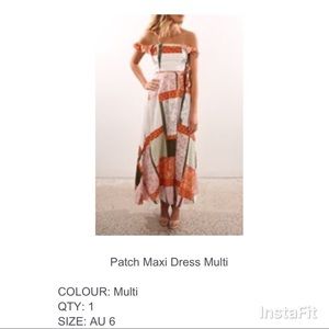 Patch Maxi Dress